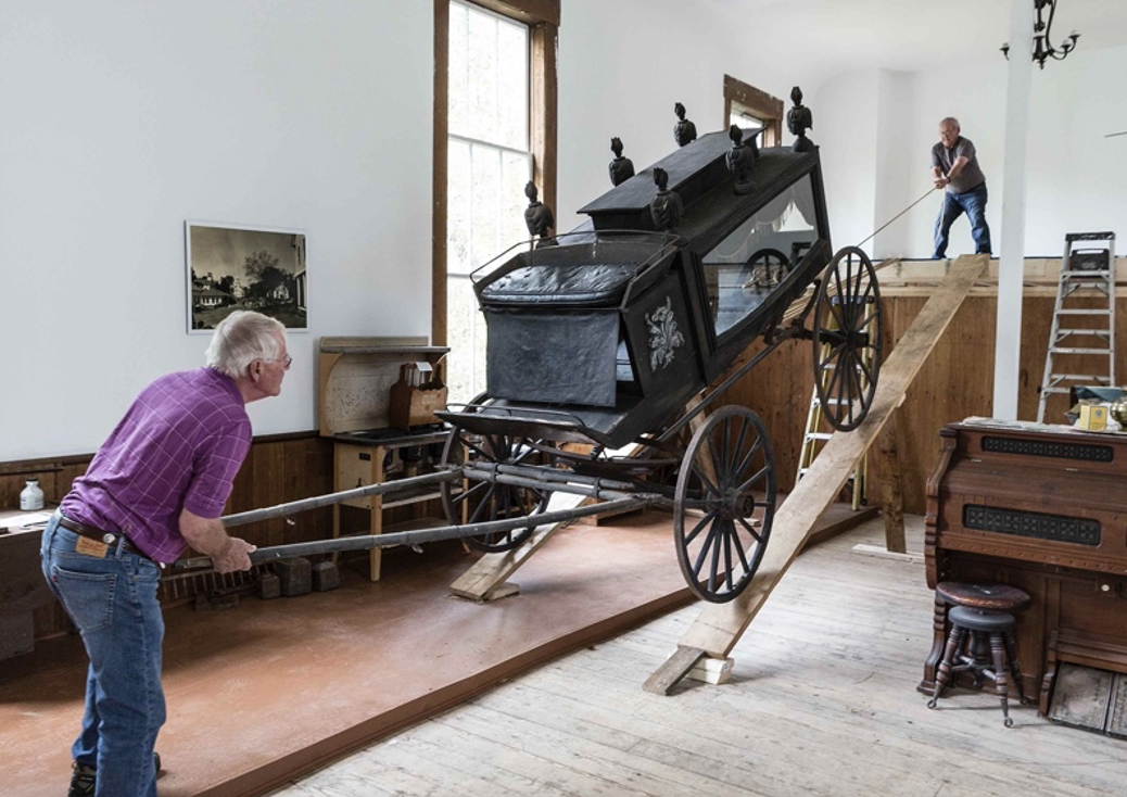 Moving the summer hearse