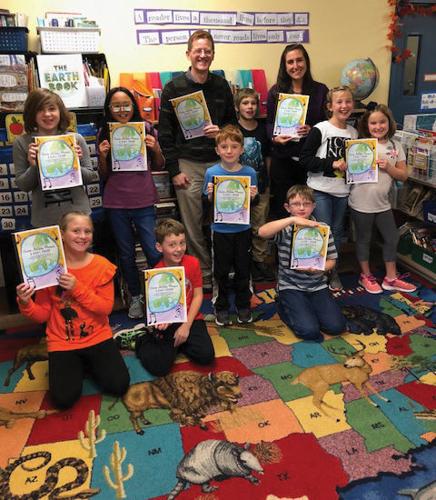 Marlow students with Piccioli books