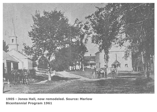 1905 - Jones Hall now remodeled. 