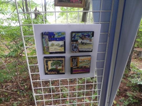 Susan Rock Paintings - Art in the Woods 2016 - Susan and Bob Rock's