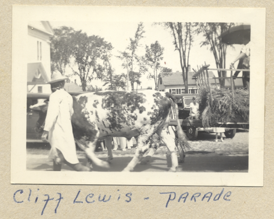 Cliff Lewis - Parade - Marlow Scrapbook - 1936 175th Anniversary