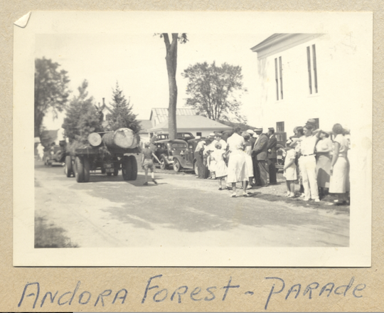 Andorra Forest - Parade - Marlow Scrapbook - 1936 175th Anniversary